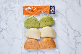 Bunco Sade, Biberli Kekikli, Fesleğenli Bun Ekmek 65 g x 6 Adet (Dondurulmuş)