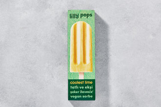 Lilly Pops Lime & Limonlu Sorbe Coolest Lime 70 g