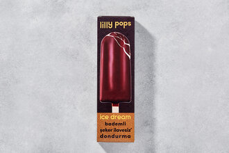 Lilly Pops Bademli Dondurma (Şeker İlavesiz) 90 g