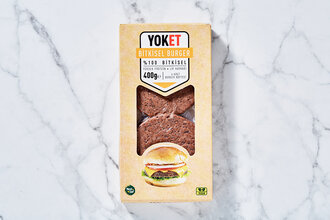 Yoket Bitkisel Vegan Burger 4 x 100 g (Dondurulmuş)