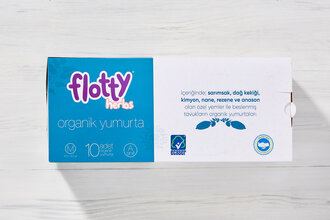 Flotty Organik Yumurta 10'lu Herbs M Boy (53-62 g)