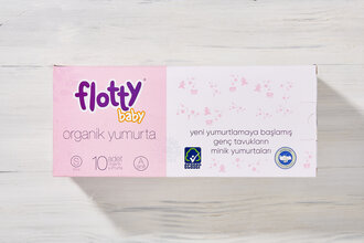 Flotty Organik Yumurta10'lu Baby S Boy (<53 g)
