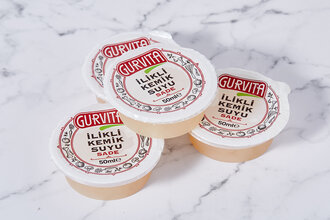 Gurvita Dondurulmuş İlikli Kemik Suyu Sade 4 x 50 ml