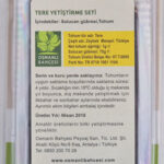 Osmanlı Bahçesi Tere Yetiştirme Seti