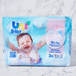 Uni Baby İlk Adım Islak Mendil 3 x 52'li