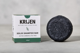 Krijen Aktif Karbon & Çay Ağaç Katı Şampuan 100 g