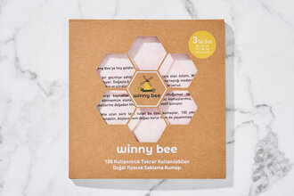 Winny Bee Yiyecek Saklama Kumaşı (Balmumlu) 3'lü Set